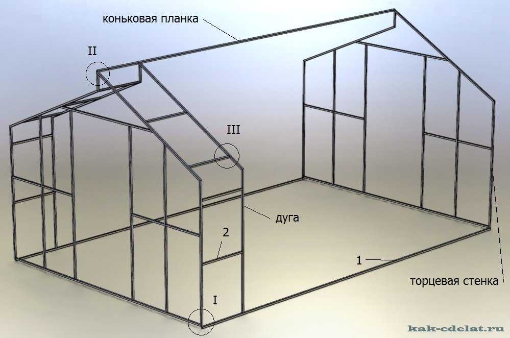 Теплица митлайдера схема