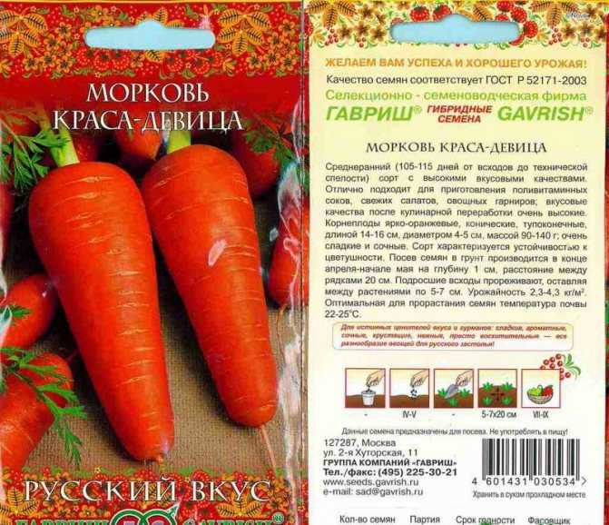 Лучшие сорта моркови для хранения на зиму