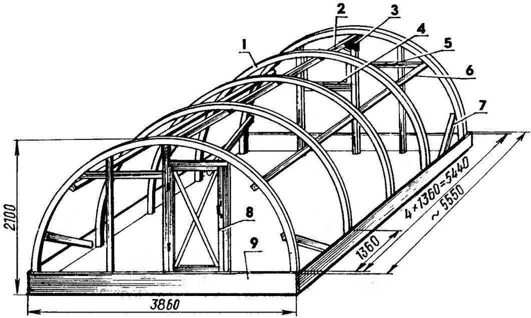 Схема теплицы своими руками