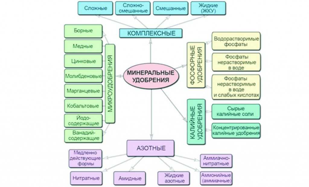 Минеральные удобрения их виды и характеристика